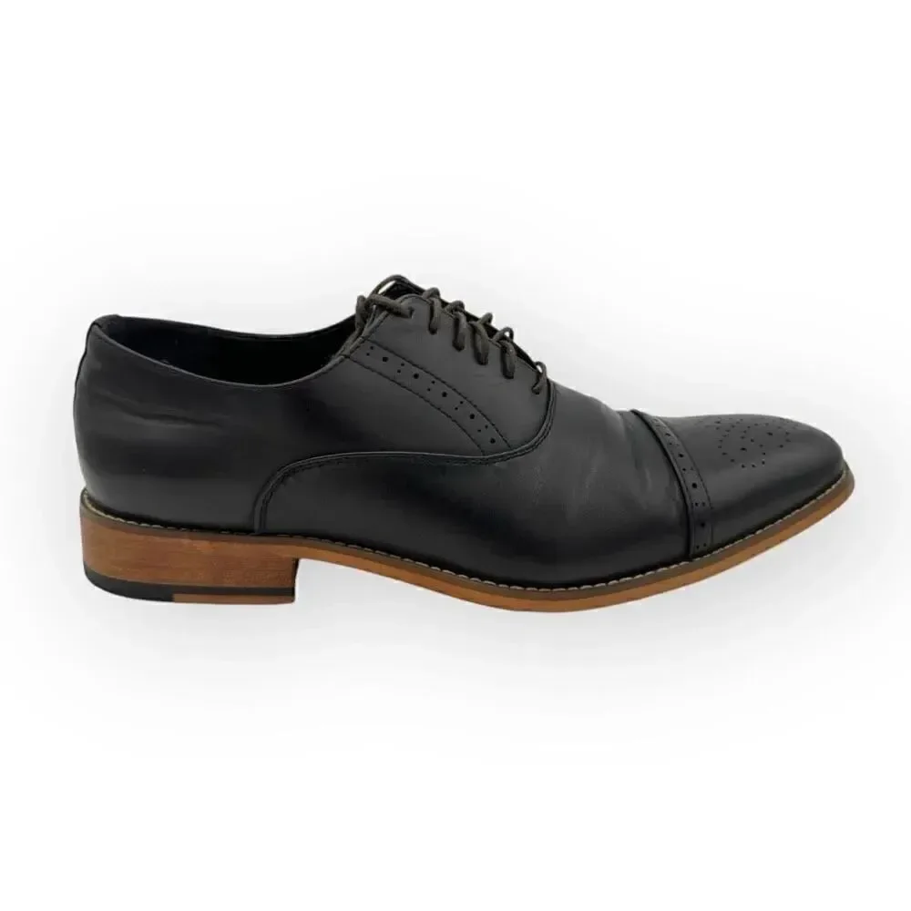 Unlisted By Kenneth Cole Mens Cheer Lace Up B Oxford Shoes Black Size 10.5